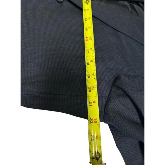 Ermenegildo Zenga 100% Wool Suit Jacket Size 44 Regular Navy Office Business - Picture 5 of 8